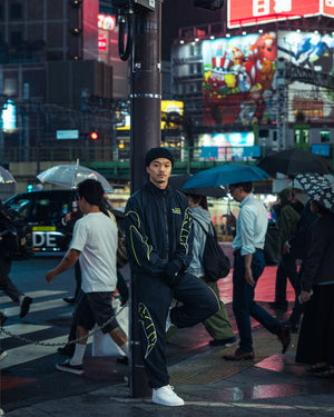 Nakatani x BOXRAW Track Jacket - Black/Yellow