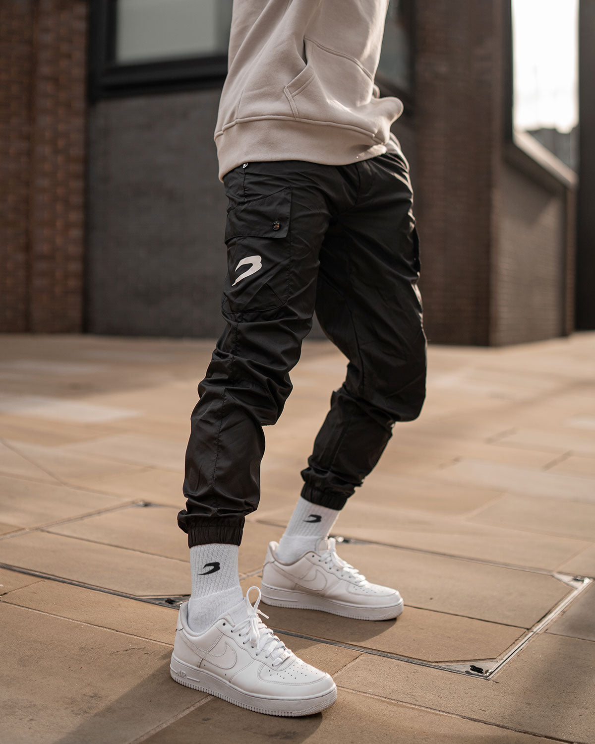 Men's Dundee Cargo Pants - Black | BOXRAW