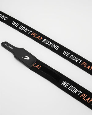 4.5m We Don't Play Boxing Hand Wrap - Black
