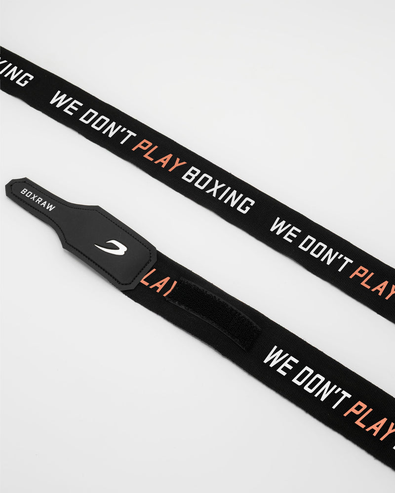 4.5m We Don't Play Boxing Hand Wrap - Black