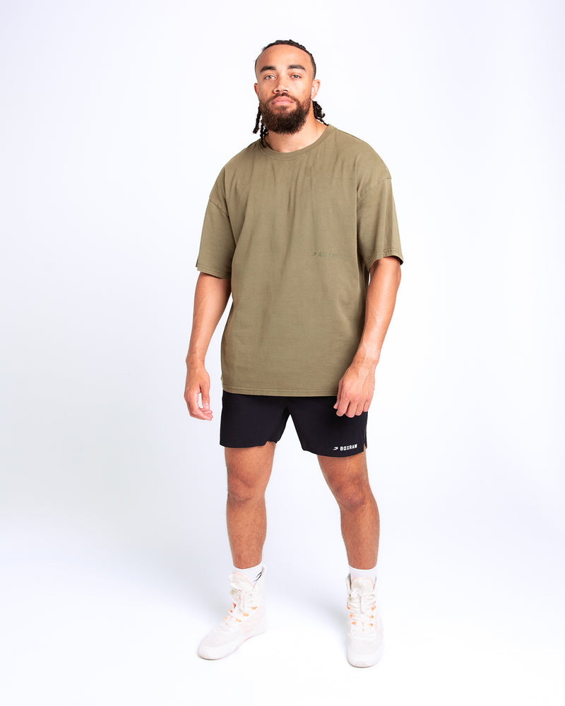 Sparring Club Oversized T-Shirt - Washed Olive