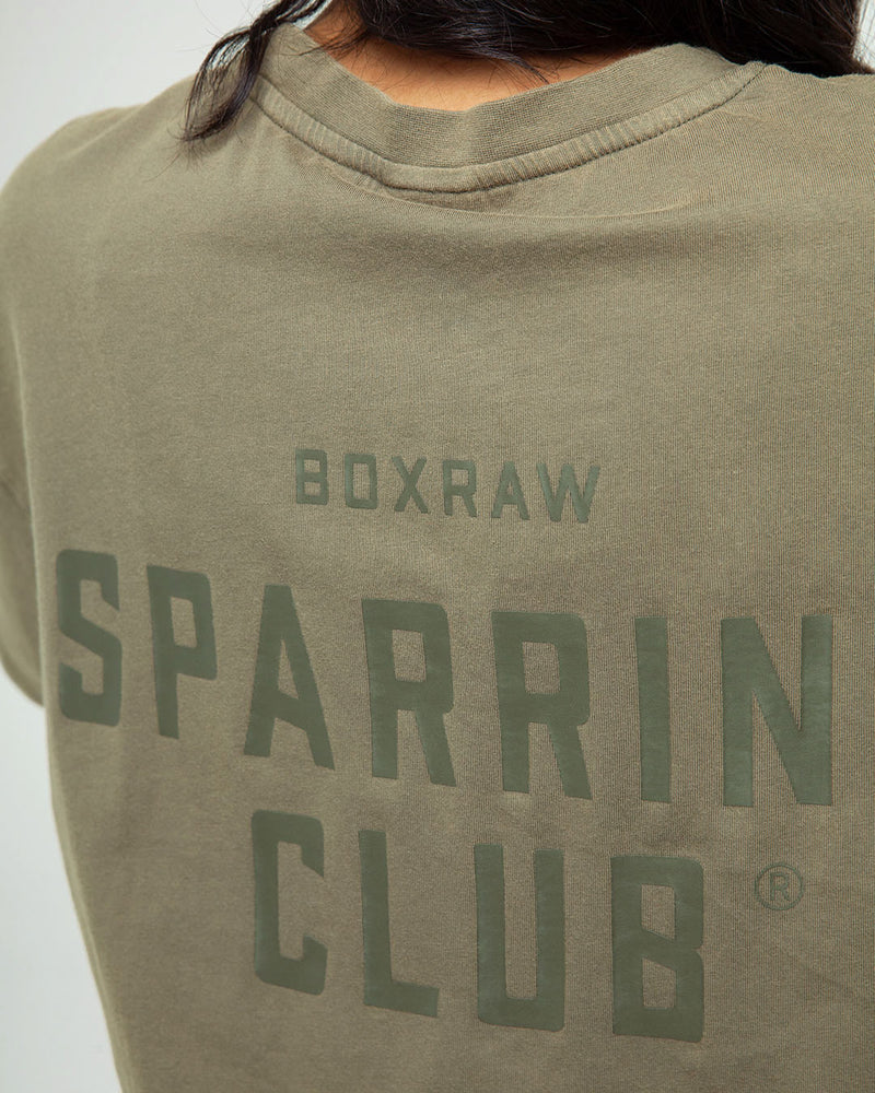 Sparring Club Oversized T-Shirt - Washed Olive