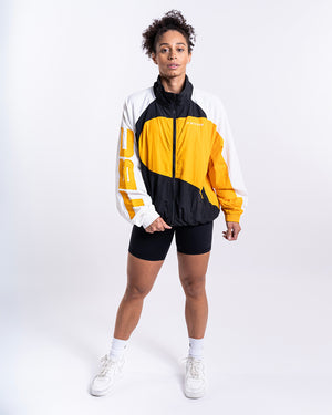 TBC x BOXRAW Track Jacket - Black/White/Orange