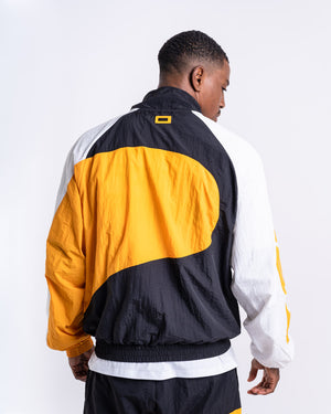 TBC x BOXRAW Track Jacket - Black/White/Orange