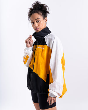 TBC x BOXRAW Track Jacket - Black/White/Orange