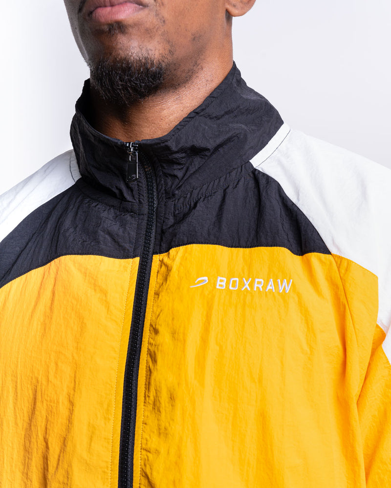 TBC x BOXRAW Track Jacket - Black/White/Orange
