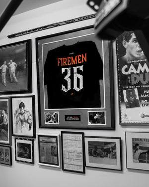 Teddy Atlas Firemen Oversized T-Shirt - Black