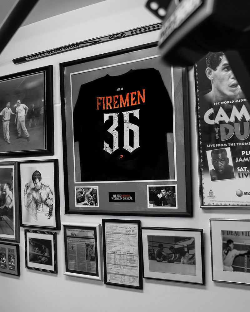 Teddy Atlas Firemen Oversized T-Shirt - Black