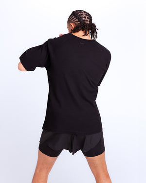 Tunero Raw Edge T-Shirt - Black