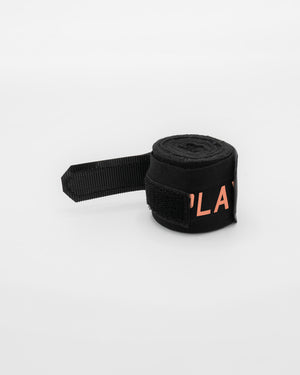 4.5m We Don't Play Boxing Hand Wraps - Black