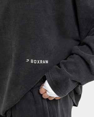 Sparring Club Long Sleeve T-Shirt - Washed Black