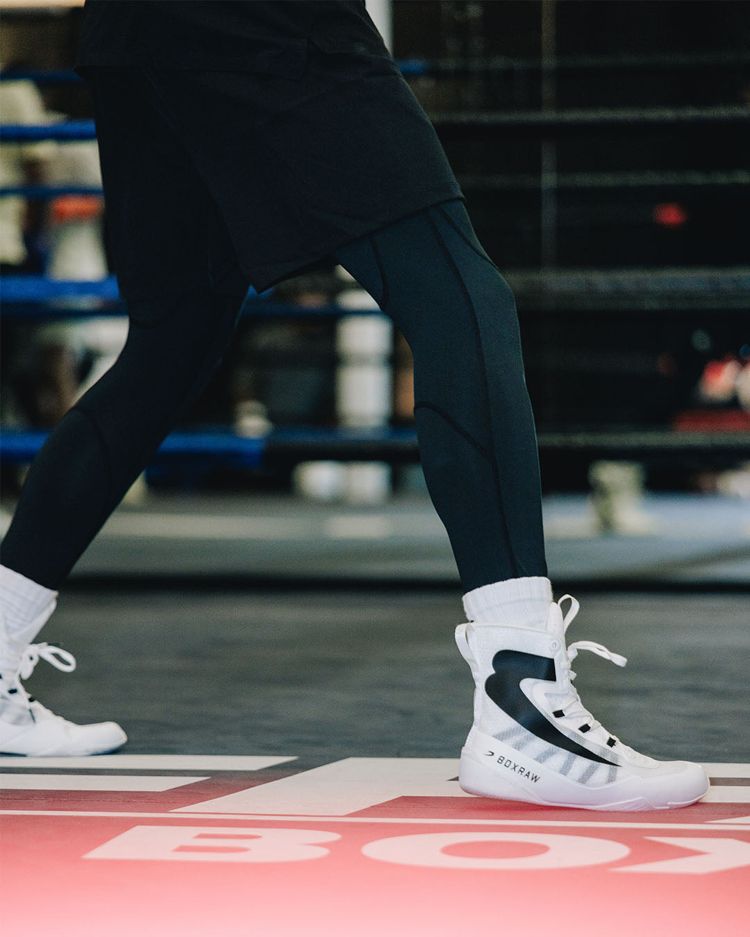 Impello 2.0 Boxing Boots - Black/White | BOXRAW