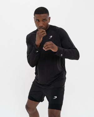 Valdes Long Sleeve T-Shirt - Black