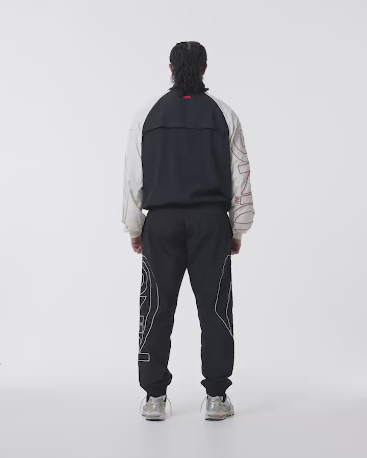 Ring x BOXRAW Track Jacket - Black/Beige | BOXRAW