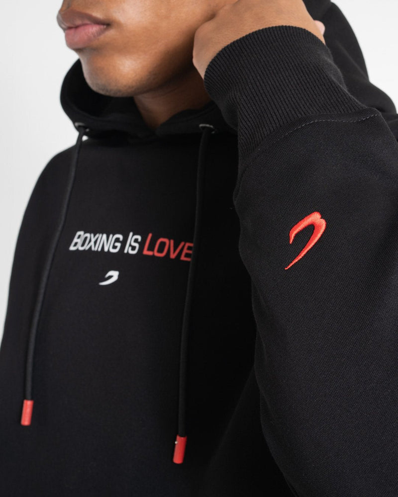 Boxing Is Love Hoodie - Black | BOXRAW