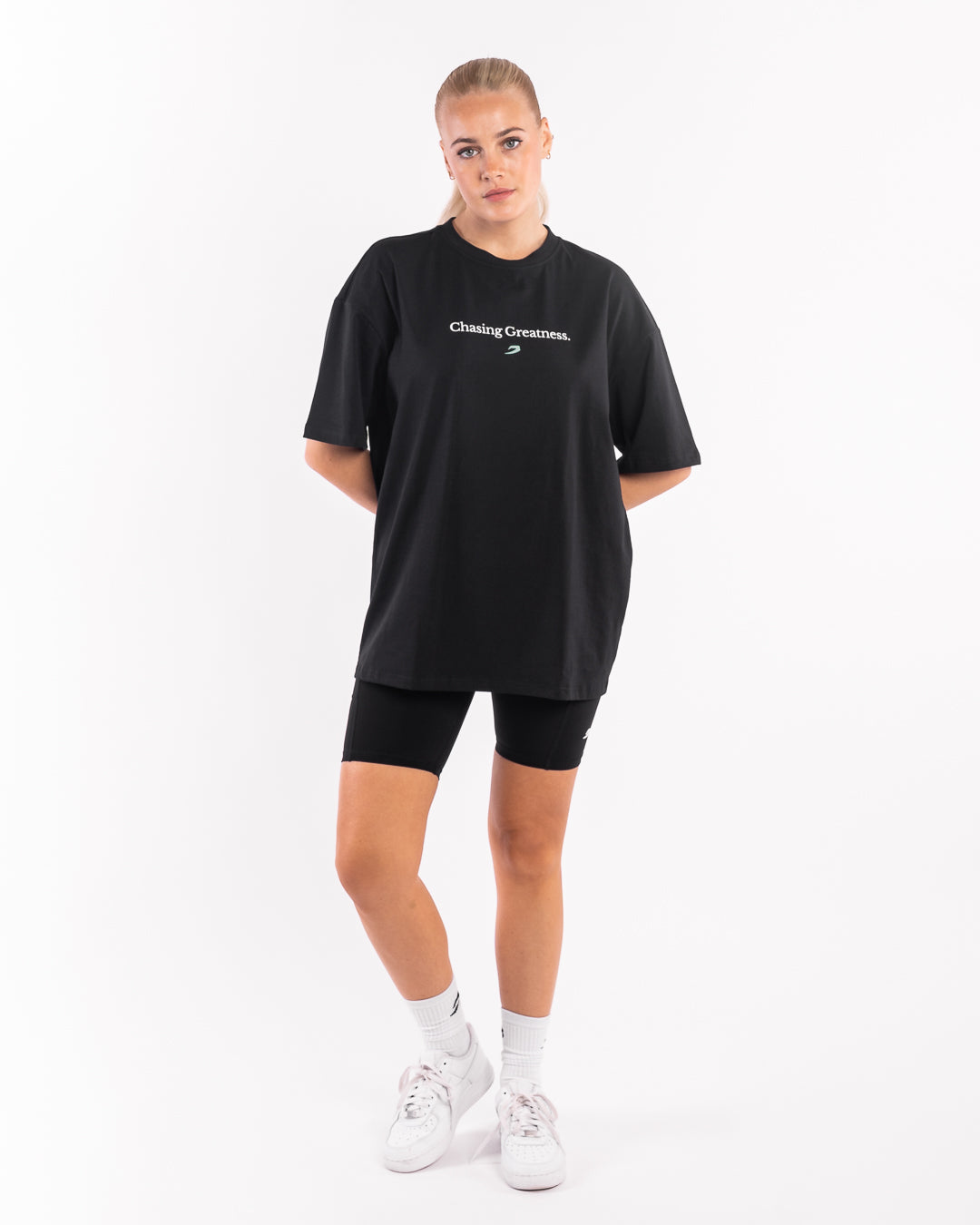 Chasing Greatness Oversized T-Shirt - Black