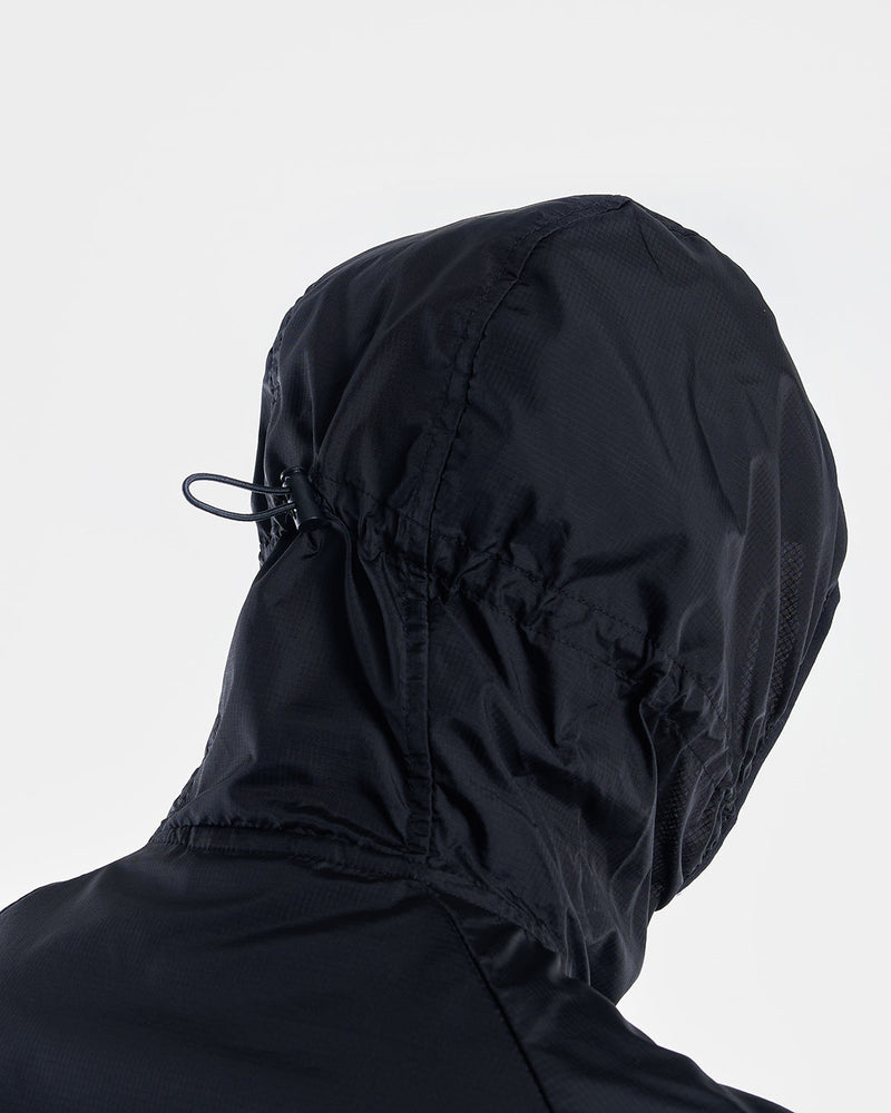 Dundee Windbreaker Jacket - Black - BOXRAW