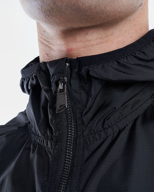 Dundee Windbreaker Jacket - Black - BOXRAW