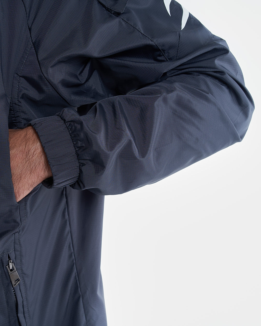 Dundee Windbreaker Jacket - Charcoal - BOXRAW