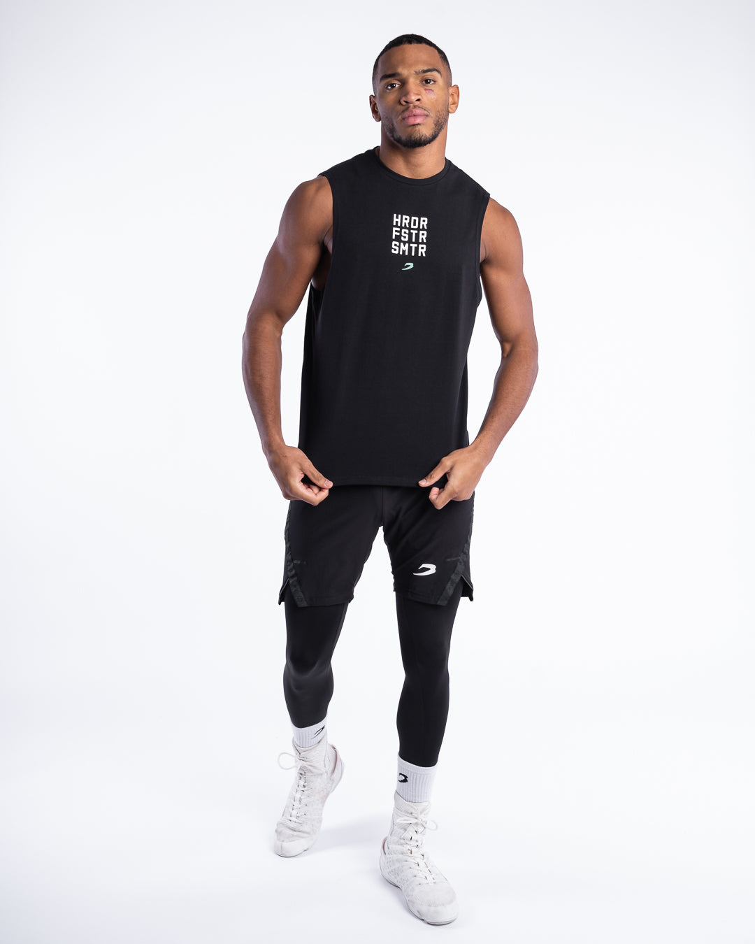 HRDR FSTR SMTR Muscle Tank - Black