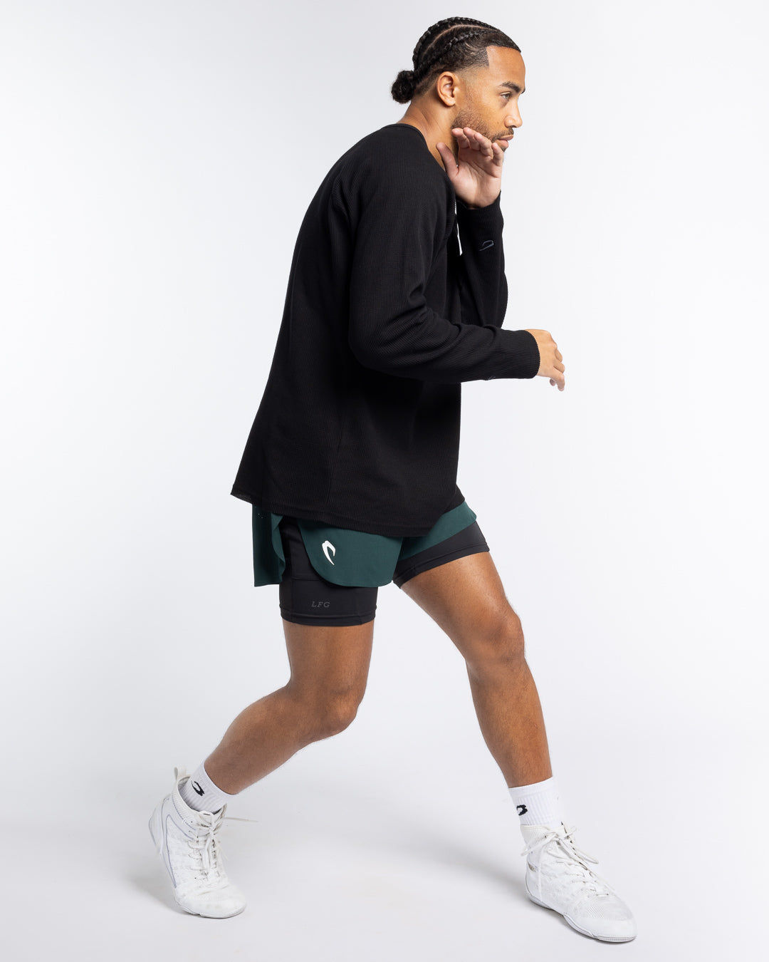 Tunero 2-in-1 Shorts - Green | BOXRAW