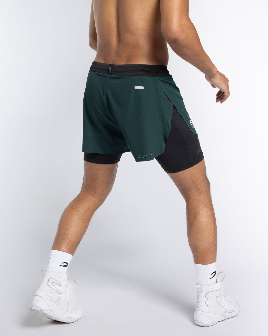 Tunero 2-in-1 Shorts - Green | BOXRAW