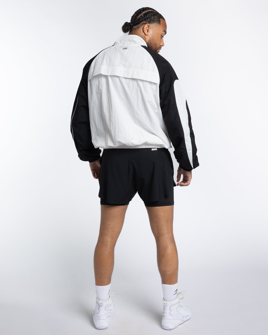Tunero Track Jacket - White/Black | BOXRAW