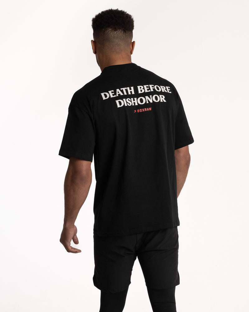 Death Before Dishonor Oversized T-Shirt - Black
