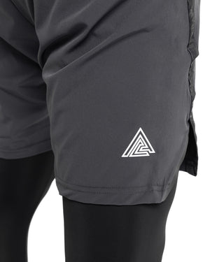 Creed III x BOXRAW Pep 2-in-1 Shorts  - Charcoal/Black