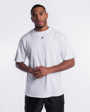 Johnson Oversized Strike T-Shirt - White
