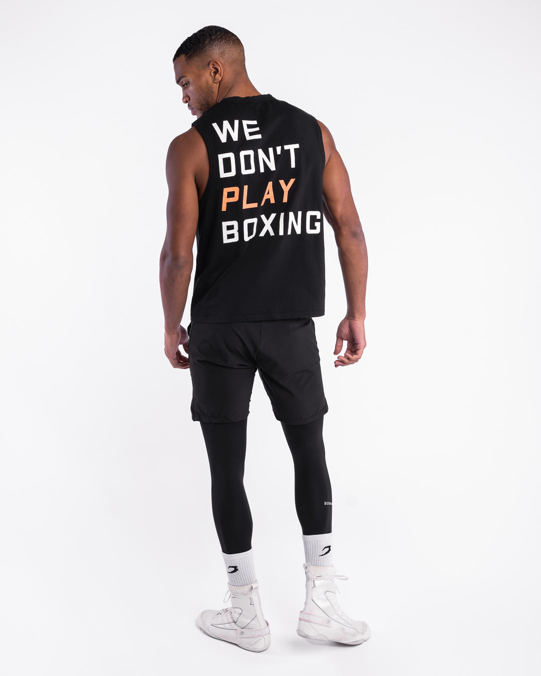 We Don't Play Boxing Muscle Tank - Black