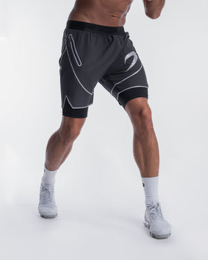 BOXRAW Wilde Shorts - Charcoal