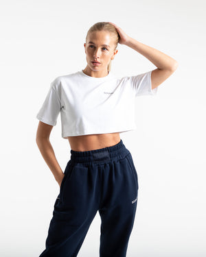 Cropped BOXRAW T-Shirt - White