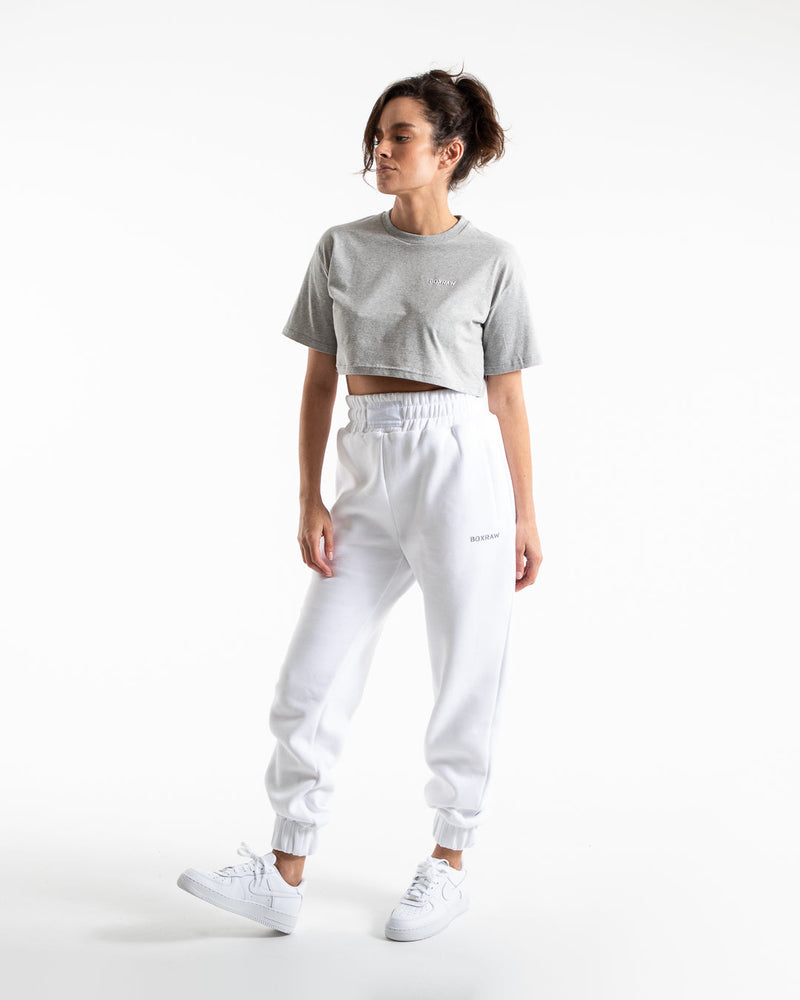 Cropped BOXRAW T-Shirt - Grey