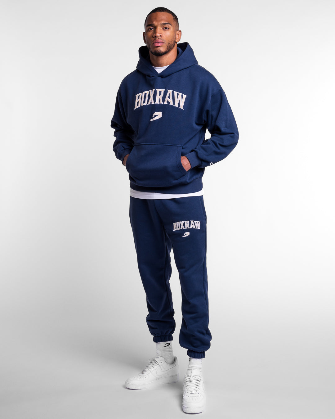 boxraw hoodie セットアップ ミッドナイトネイビー East Street Hoodie - Midnight Blue | BOXRAW