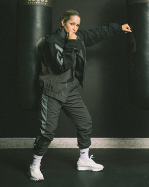 Creed III x BOXRAW Walker Track Jacket - Black/Charcoal