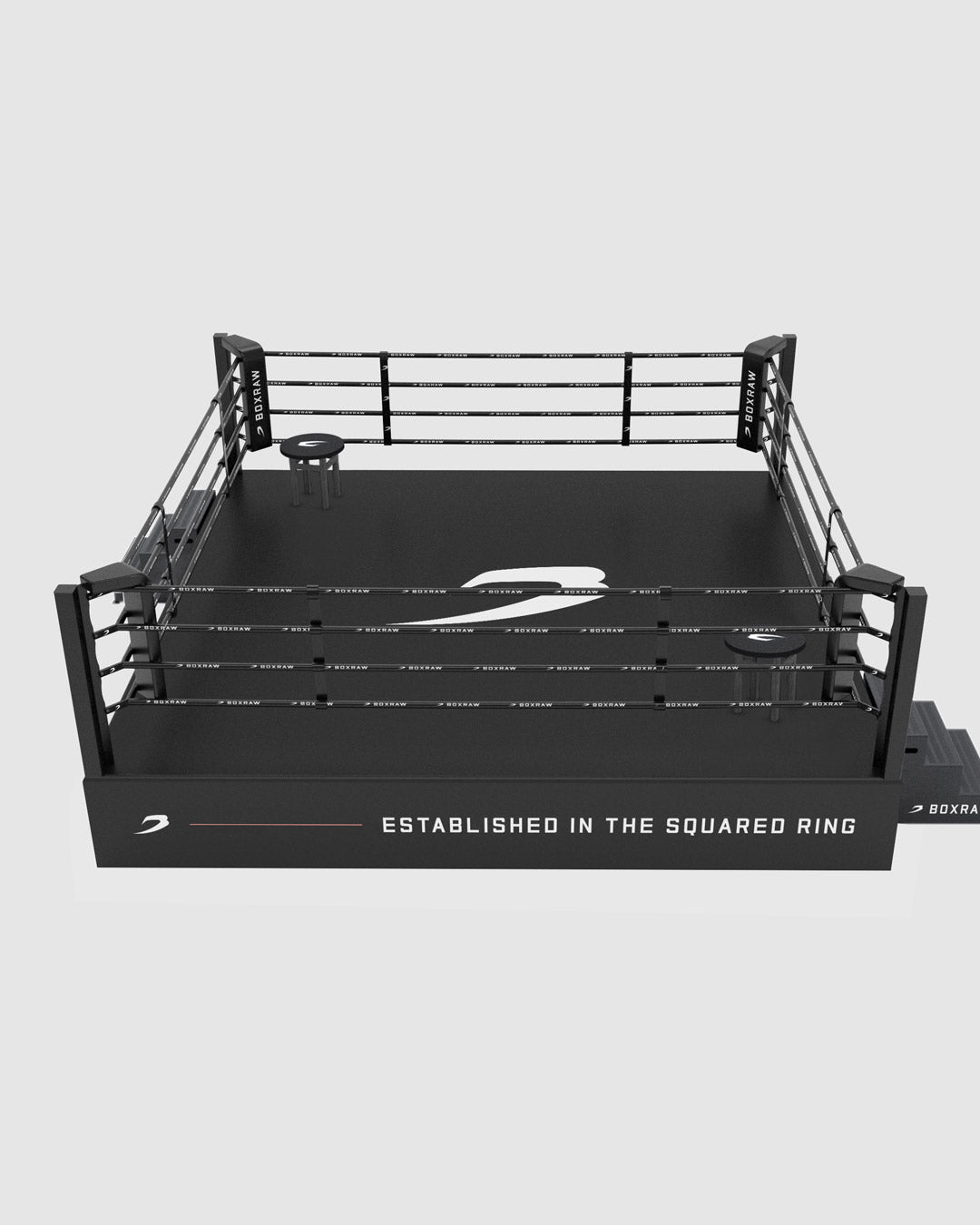 BOXRAW 90cm Pro Training Boxing Ring - Black/Classic