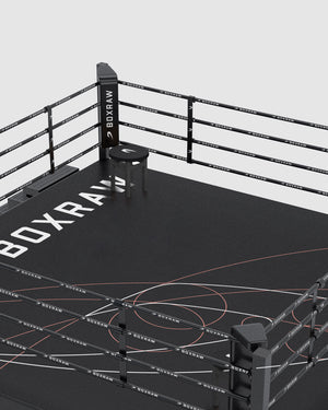 BOXRAW Boxing Ring Canvas & Dressing - Black/Golden Ratio