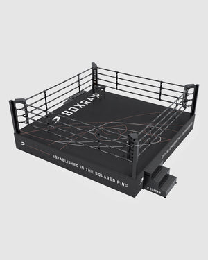 BOXRAW Boxing Ring Canvas & Dressing - Black/Golden Ratio